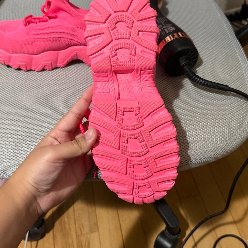 Vibrant Pink comfy Women's Sneakers - Picture 3 of 3